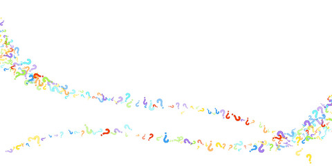 Question marks Quiz doubt survey faq public poll.