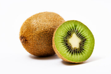 Kiwi fruit isolated on white background
