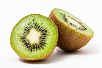 Kiwi fruit isolated on white background
