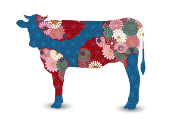 丑　年賀状　干支　アイコン