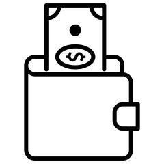 Money purse icon