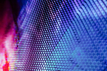 CloseUp LED blurred screen. LED soft focus background. abstract background ideal for design.