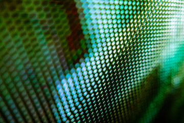 CloseUp LED blurred screen. LED soft focus background. abstract background ideal for design.