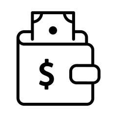 Money purse icon