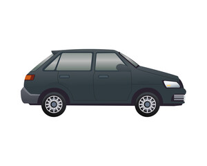 black sedan car vehicles branding scene