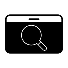 Browsing internet icon