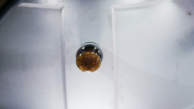 Coke Mentos explosion rocket