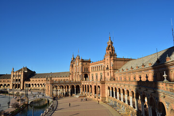 Plaza de Espana in Seville, Spain