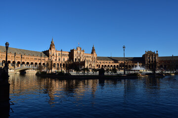 Plaza de Espana in Seville, Spain