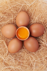 Eggs are very high in nutrients.
