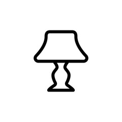 table lamp icon vector design trendy