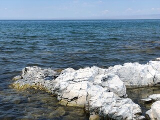 rocks in the sea