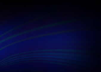 Dark BLUE vector blurred shine abstract template. An elegant bright illustration with gradient. The background for your creative designs.