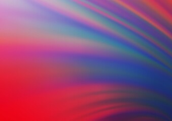 Light Blue, Red vector blurred shine abstract background. A completely new color illustration in a bokeh style. The background for your creative designs.