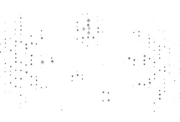 Light Silver, Gray vector background with cards signs.