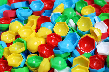 mosaic puzzle art background, for kids, children's creative game