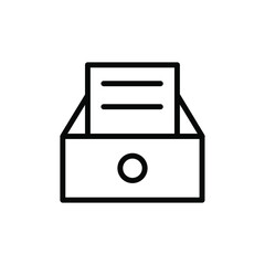 File cabinet icon template