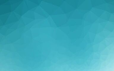Light BLUE vector low poly cover. Colorful illustration in abstract style with gradient. Brand new design for your business.