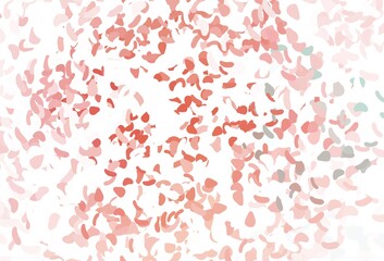 Light Red vector texture with random forms.