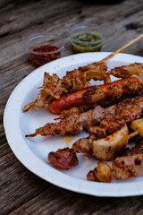 grilled chicken wings