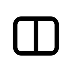 Grid Line Icon - Vector Illustration