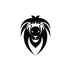 vector image of a lion head