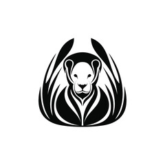 vector image of a lion head