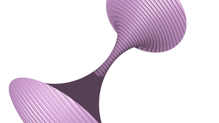 Colorful background of violet on white made by 3D illustration of rough surface with texture and tornado shape in middle. abstract and blue