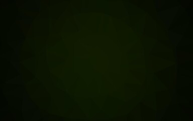 Obraz premium Dark Green vector abstract mosaic background. A vague abstract illustration with gradient. Template for a cell phone background.
