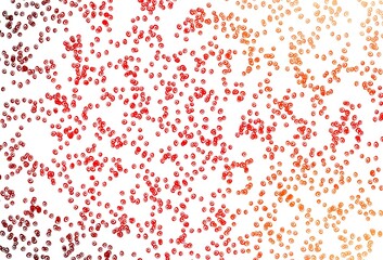 Light Red vector cover with spots.