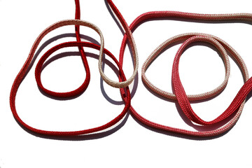 紐、日本の帯締め、平組、和素材、和風イメージ素材