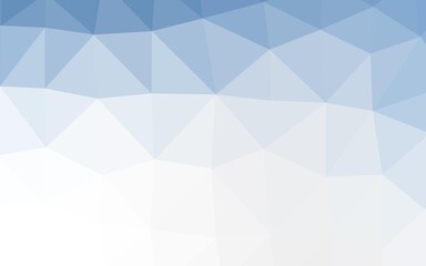 Fototapeta premium Light BLUE vector blurry triangle pattern. Colorful illustration in Origami style with gradient. Triangular pattern for your business design.