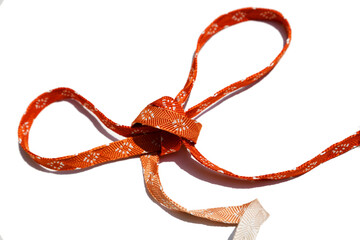 紐、日本の帯締め、平組、和素材、和風イメージ素材