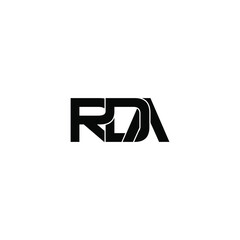 Fototapeta premium rda letter original monogram logo design