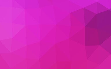 Obraz premium Light Pink vector blurry triangle pattern. Colorful abstract illustration with gradient. Completely new design for your business.