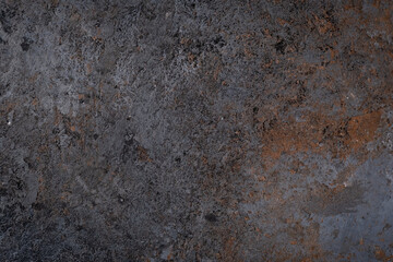 Dark surface texture of old stone, grunge wall or floor