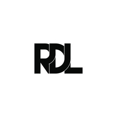 rdl letter original monogram logo design