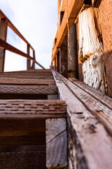 wooden staircase