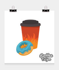 Coffee to go paper cup