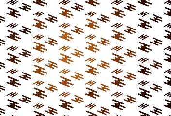 Fototapeta premium Light Orange vector texture with colorful lines.