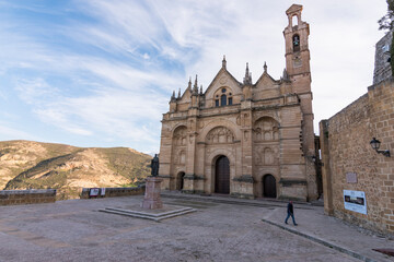 Fototapeta na wymiar Royal Collegiate Church of Santa María la Mayor in the Old Center of Antequera (Málaga) Spain