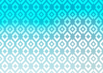 Light BLUE vector pattern in square style. Abstract gradient illustration with rectangles. Best design for your ad, poster, banner.