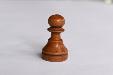 Chess pawn isolated on white background