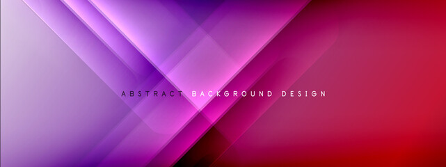 Motion concept neon shiny lines on liquid color gradients abstract backgrounds. Dynamic shadows and lights templates for text
