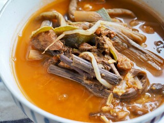 한국의 전통음식 육개장
