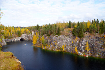 autumn in the mountains