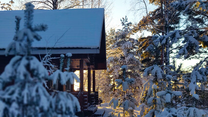 snow cottage