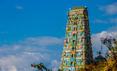 colorful temple top