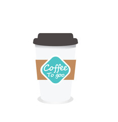 Coffee to go paper cup