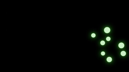 右下にある薄緑の背景素材、３Dレンダリング